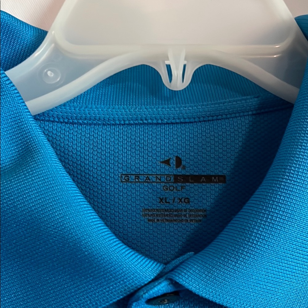 Grand Slam Blue Performance Polo Shirt